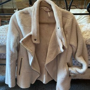 Free People Sherpa Moto Jacket